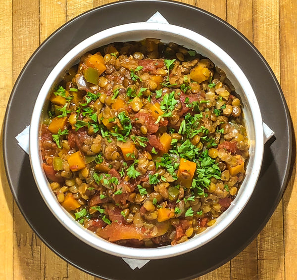 Shawarma Spiced Lentil Stew