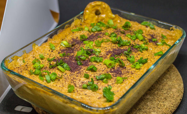 Warm Butter Chicken Crab Dip