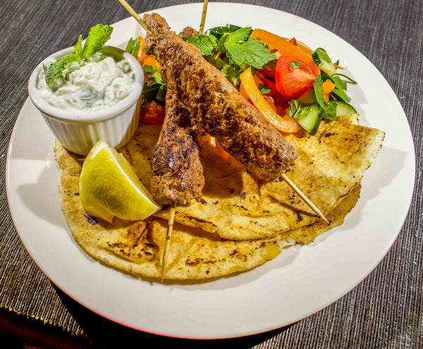 Saha Kofta Kebabs with Tzatziki