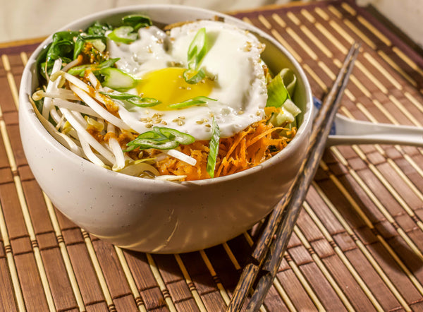 Vegetarian Red Curry Bibimbap
