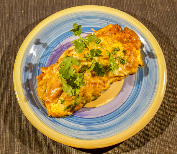 Vegetarian Tandoori Enchiladas